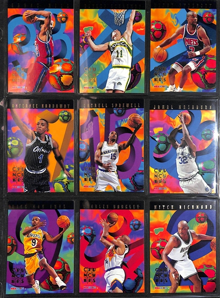 Lot of (500+) Mid to Late 1990s Basketball Cards w. Many Stars and Inserts Inc. Barkley, Malone, Hardaway, Robinson, Kemp, Pippen and More